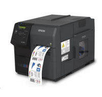 Epson ColorWorks C7500, cutter, disp., USB, Ethernet, black