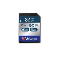 VERBATIM SDHC karta 32GB Pro, U3, V30