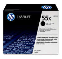 HP 55X Black LJ Toner Cart, CE255X (12,500 pages)