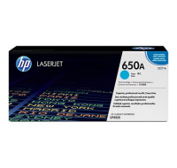 HP 650A Cyan LJ Toner Cart, CE271A (15,000 pages)