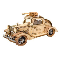 RoboTime dřevěné 3D puzzle Veterán kupé