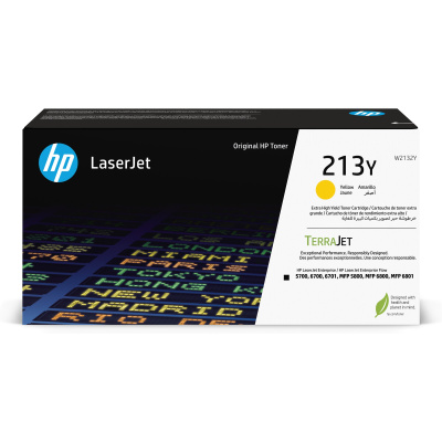 HP 213Y Ylw Original LaserJet Toner Crtg (12,000 pages)