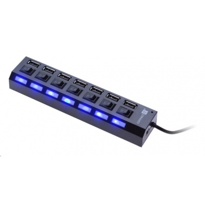 CONNECT IT USB hub Mighty switch, 7 ON/OFF portů