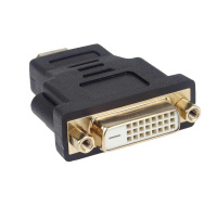 PremiumCord adaptér HDMI A - DVI-D M/F, pozlacené konektory