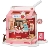 RoboTime Miniatura domečku Mléčný bar Strawberry