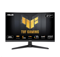 ASUS LCD 27" VG27VQM1B TUF Gaming 1920x1080, Full HD, Curved, 280Hz, ELMB, FreeSync, 1ms, 90% DCI-P3, HDMI, DP,VESA