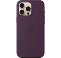 APPLE iPhone 16 Pro Max Silicone Case with MagSafe - Plum