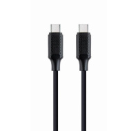 GEMBIRD Kabel USB PD (Power Delivery), 100W, Type-C na Type-C kabel (CM/CM), 1,5m, datový a napájecí, černá