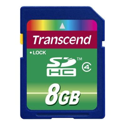 TRANSCEND SDHC karta 8GB Class 4