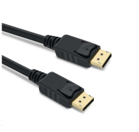 PREMIUMCORD Kabel DisplayPort 1.4 přípojný kabel M/M, zlacené konektory, 0,5m