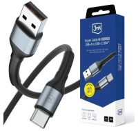 3mk kabel Hyper Cable N-SERIES A to C 2m 9V/2A 18W Black