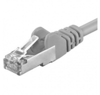 PREMIUMCORD Patch kabel CAT.6 F/UTP, RJ45-RJ45, AWG 26 3m šedá