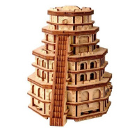 EscapeWelt Dřevěný hlavolam Quest Tower