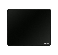 BAZAR C-TECH Podložka pod myš MP-01, černá, 320x270x4mm, obšité okraje, "POŠKOZENÝ OBAL"