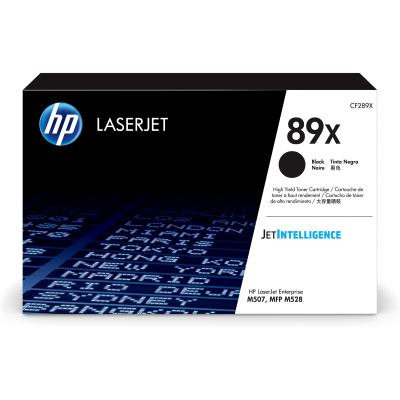 HP 89X Black LaserJet Toner Cartridge (10,000 pages)