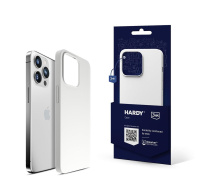 3mk ochranný kryt HARDY Silicone MagCase pro Apple iPhone 15 Pro, Silver-White