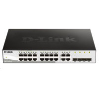 D-Link DGS-1210-16 20-port Gigabit Smart Switch, 16x GbE, 4x RJ45/SFP, fanless