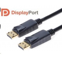 PREMIUMCORD DisplayPort 1.2 přípojný kabel M/M, zlacené konektory, 2m