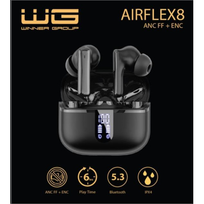 WG - Bluetooth sluchátka WG AirFlex 8 / black