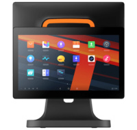 Sunmi T2s Lite, 39.6 cm (15,6''), Full HD, CD, USB, RS232, BT, Ethernet, Wi-Fi, Android, black, orange