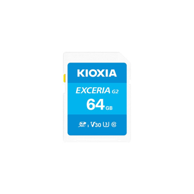 KIOXIA SD Karta Exceria 64GB N203, UHS-I, U1, Class 10