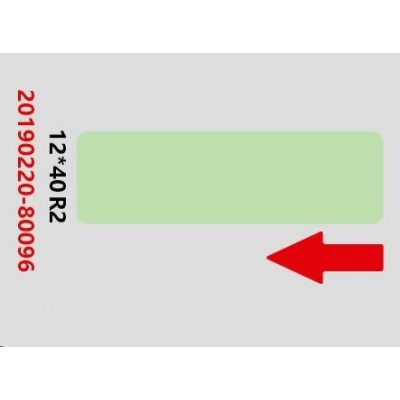 Niimbot štítky RP 12x40mm 155ks Green pro D11 a D110