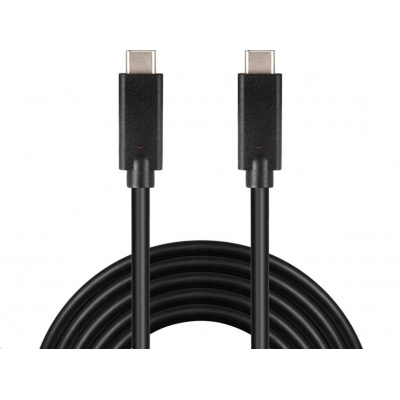 PREMIUMCORD USB-C kabel ( USB 3.1 generation 2, 3A, 10Gbit/s ) černý, 0,5m