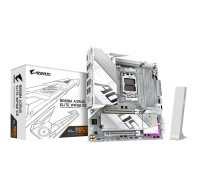 GIGABYTE MB Sc AM5 B850M A ELITE WF6E ICE, AMD B850, 4xDDR5, 1xDP, WiFi, mATX