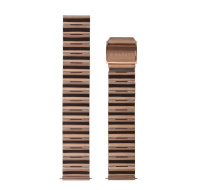 Garett univerzální řemínek 18 mm, zlatorůžový kovový,  typ Solid rose gold