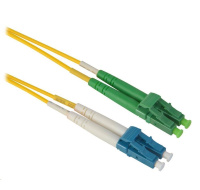 Duplexní patch kabel SM 9/125, OS2, LC(UPC)-LC(APC), LS0H, 8m
