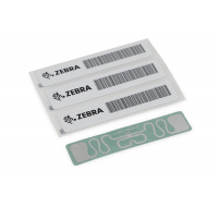 Zebra RFID Label, 110x13mm, Printable White PET, 3" core, 869MHz, 1000/roll (Silverline Slim)