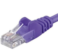 PremiumCord Patch kabel UTP RJ45-RJ45 CAT6 3m fialová