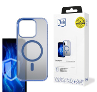 3mk ochranný kryt Frosty MagCase Blue pro Apple iPhone 16 Pro Max