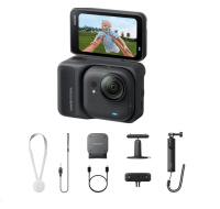 Insta360 GO Ultra Creator Bundle miniaturní akční kamera, 4K Ultra HD, 60fps, magnetický systém uchycení, černá