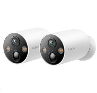 TP-Link Tapo C425 set 2x venkovní kamera C425 (4MP, 2K QHD, 1440p, IR 15m, WiFi, micro SD card, IP66)