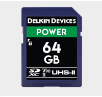 Delkin SD Power 2000X UHS-II U3 (V90) R300/W250 64GB