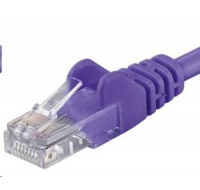 PREMIUMCORD Patch kabel UTP RJ45-RJ45 CAT5e 1.5m fialová