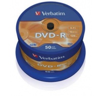 VERBATIM DVD-R(50-Pack)Spindle/General Retail/16x/4.7GB