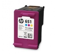 HP 651 Tri-color Original Ink Advantage Cartridge, C2P11AE (300 pages)