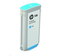 HP 728 130-ml Cyan DesignJet Ink Cartridge