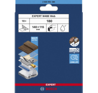 Bosch EXPERT W480 Web 1/4 ruční brusná síť, 115 × 140 mm, G180