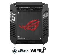 ASUS GT6 1-pack black Wireless AX10000 ROG Rapture Wifi 6 Tri-band Gaming Mesh System