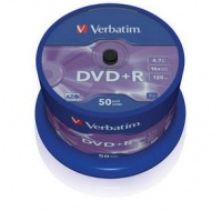 VERBATIM DVD+R(50-Pack)Spindle/General Retail/16x/4.7GB