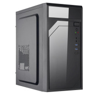 EUROCASE skříň ML M6-590B, mATX, 2x USB-A, 1x USB-C, černá
