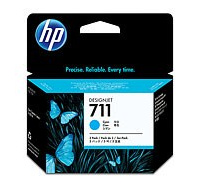 HP 711 Cyan DJ Ink Cart, 29 ml, 3-pack, CZ134A