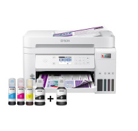 BAZAR - EPSON tiskárna ink EcoTank L6276, 3v1, A4, 1200x4800dpi, 33ppm, USB, Wi-Fi, LAN, bílá, 3 roky záruka po reg. - P