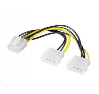 PREMIUMCORD Napájecí redukce 2x MOLEX PCI-e 8pin