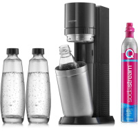 BAZAR - SodaStream Duo Titan Promo-Pack výrobník sody, 2 skleněné láhve, 1 plastová láhev, bombička s CO2 - opraveno