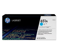 HP 651A Cyan LJ Toner Cart, CE341A (16,000 pages)