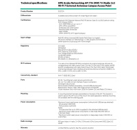HPE Aruba Networking AP-734 (RW) Tri Radio 2x2 Wi-Fi 7 External Antennas Campus Access Point S1G32AR RENEW